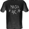 NASA Black (a Bolt Classic!)- Silver print on Black Shirt- $13
