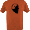 This is a black print on a burnt orange shirt.  BONUS: Mars fact file included!  $15